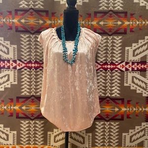 Pink Velvet Blouse Lauren Conrad